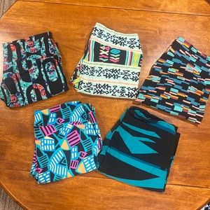 5 pair Lularoe TC leggings
